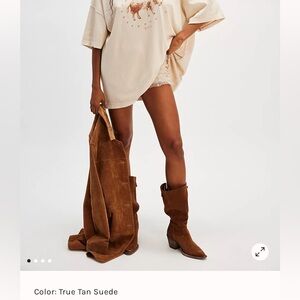 ISO: Free People ‘We the Free’ Extra Slouch Boots, True Tan size 10